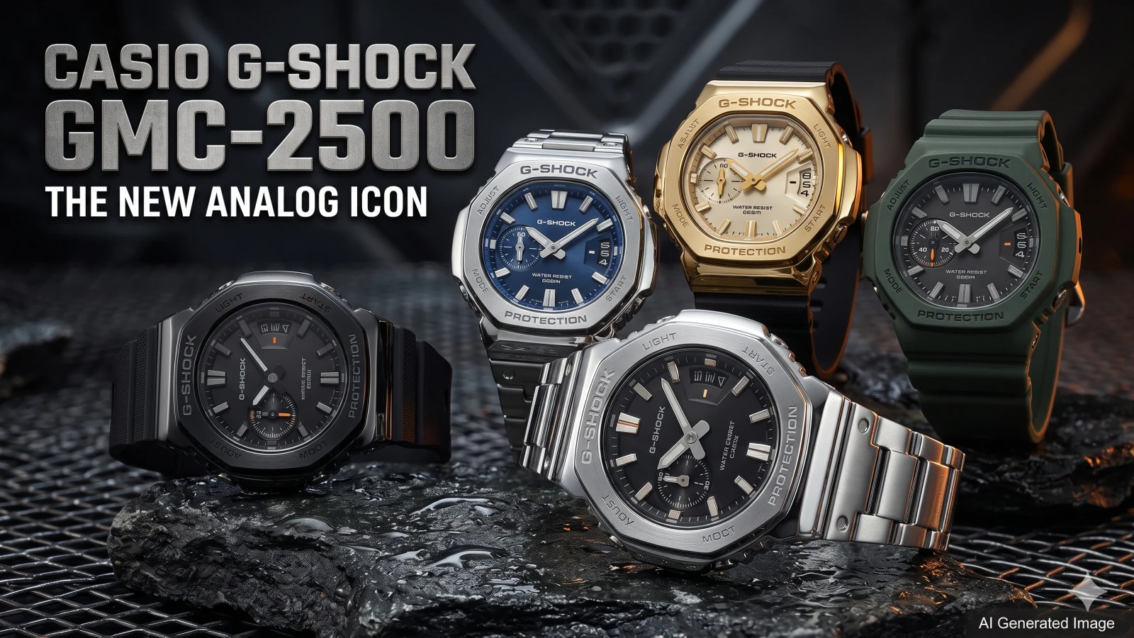 Casio G-Shock GMC-2500 series launched with 5 new models: Features, price and availability