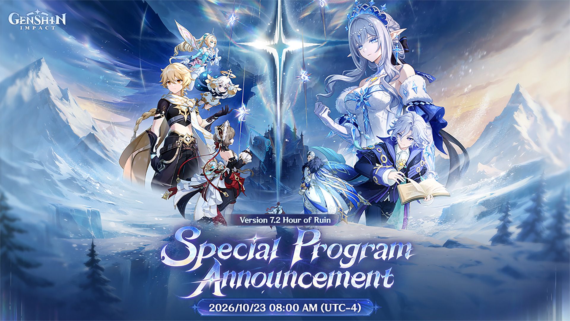 Genshin Impact livestream 7.2 codes