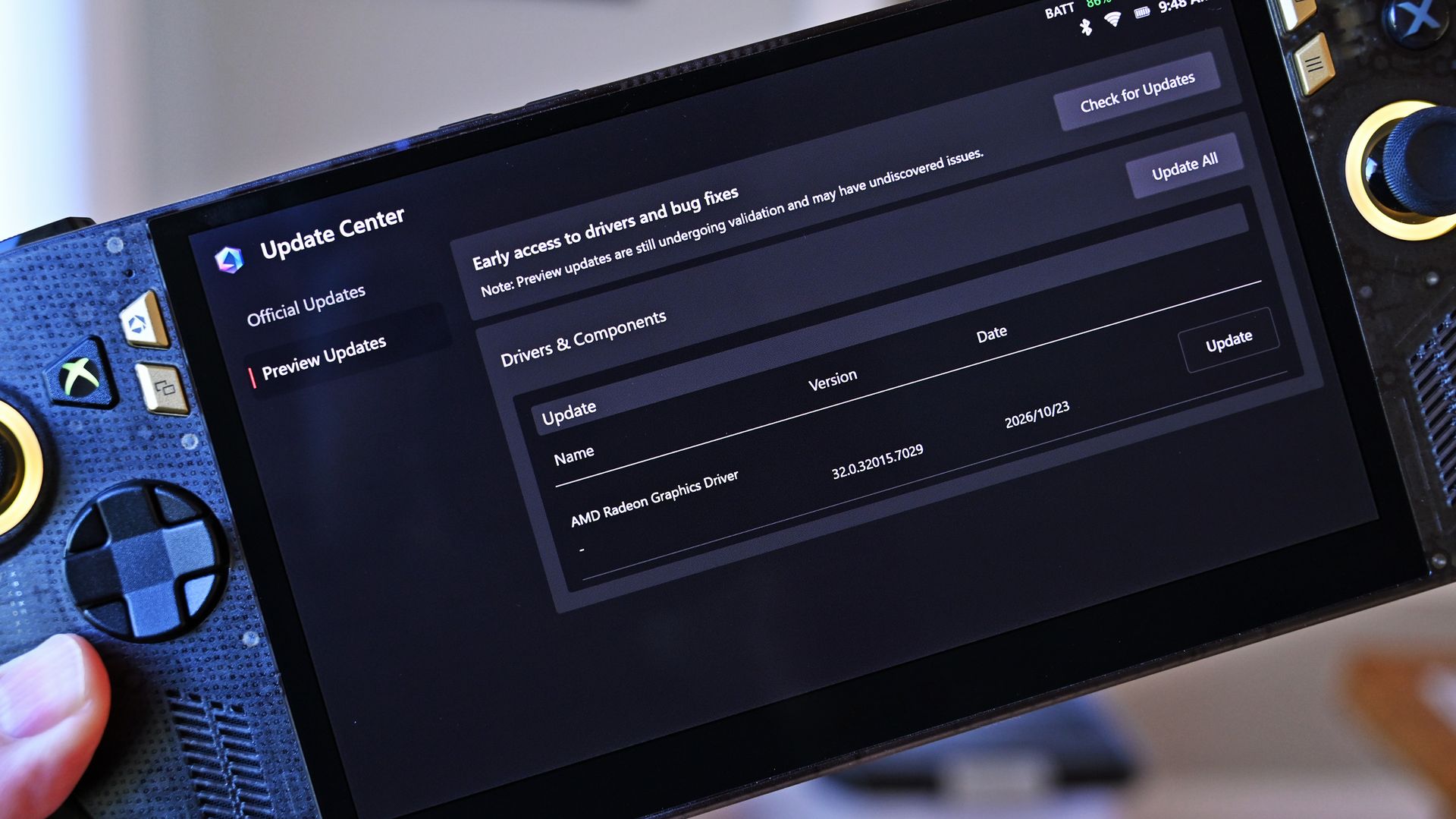 AMD FSR 4.1 beta drivers roll out for Xbox Ally, Xbox Ally X, and Xbox Ally X20 handhelds