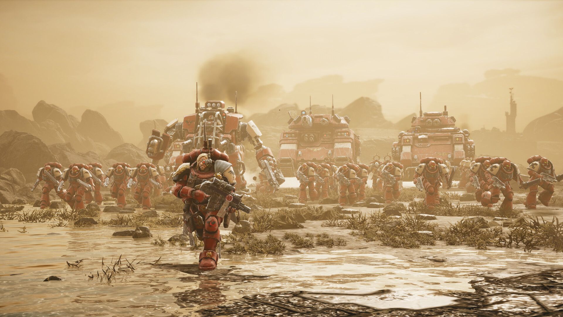 'Maybe you win the battle but lose the war because you put all your resources into one battle' — Warhammer 40,000: Dawn of War 4 creative director says King Art Games 'wanted battles to take a while' so borrowed from the original strategy game's systems