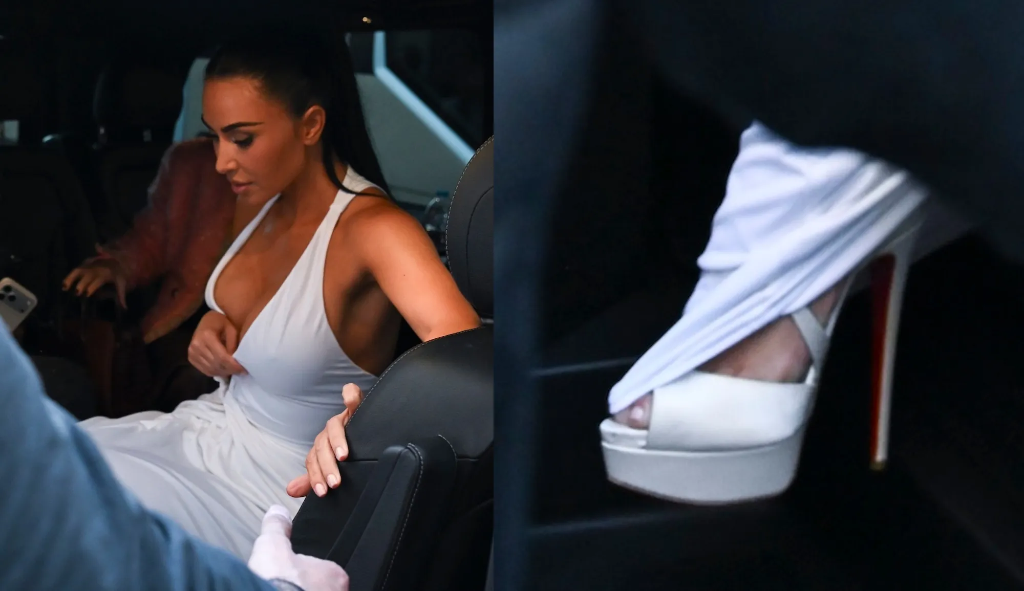 Kim Kardashian Pulls Rare Louboutin Platforms From the Archive for Birthday Week Outing in Rome