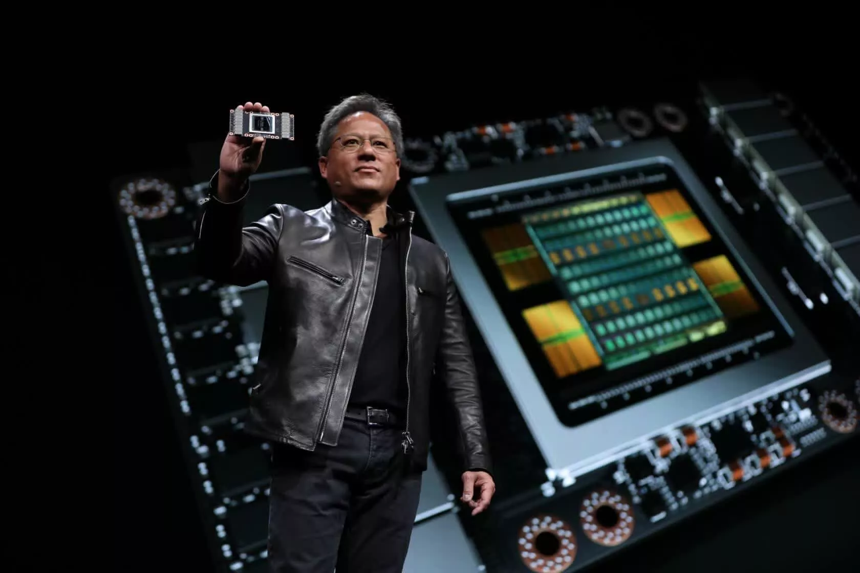 Jensen Huang says Nvidia's AI chips carry "the lowest" risk of any asset and could serve as collateral for debt