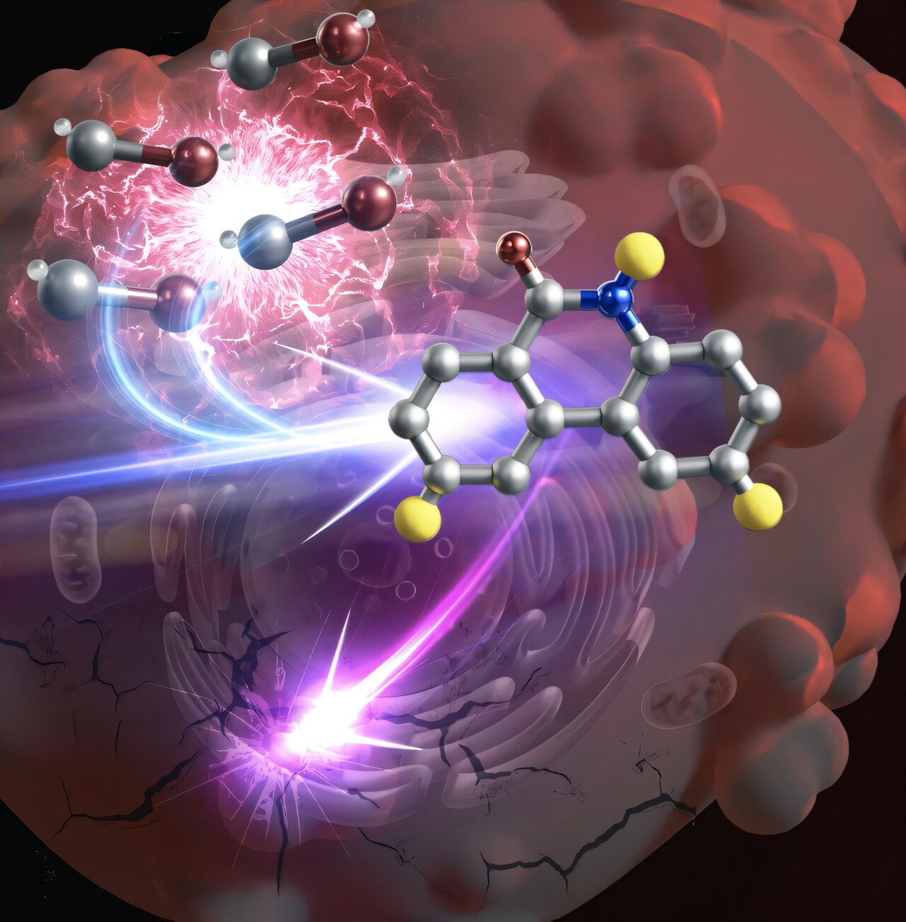 Cancer cells' own carbon monoxide fuels anticancer drug production in lab tests