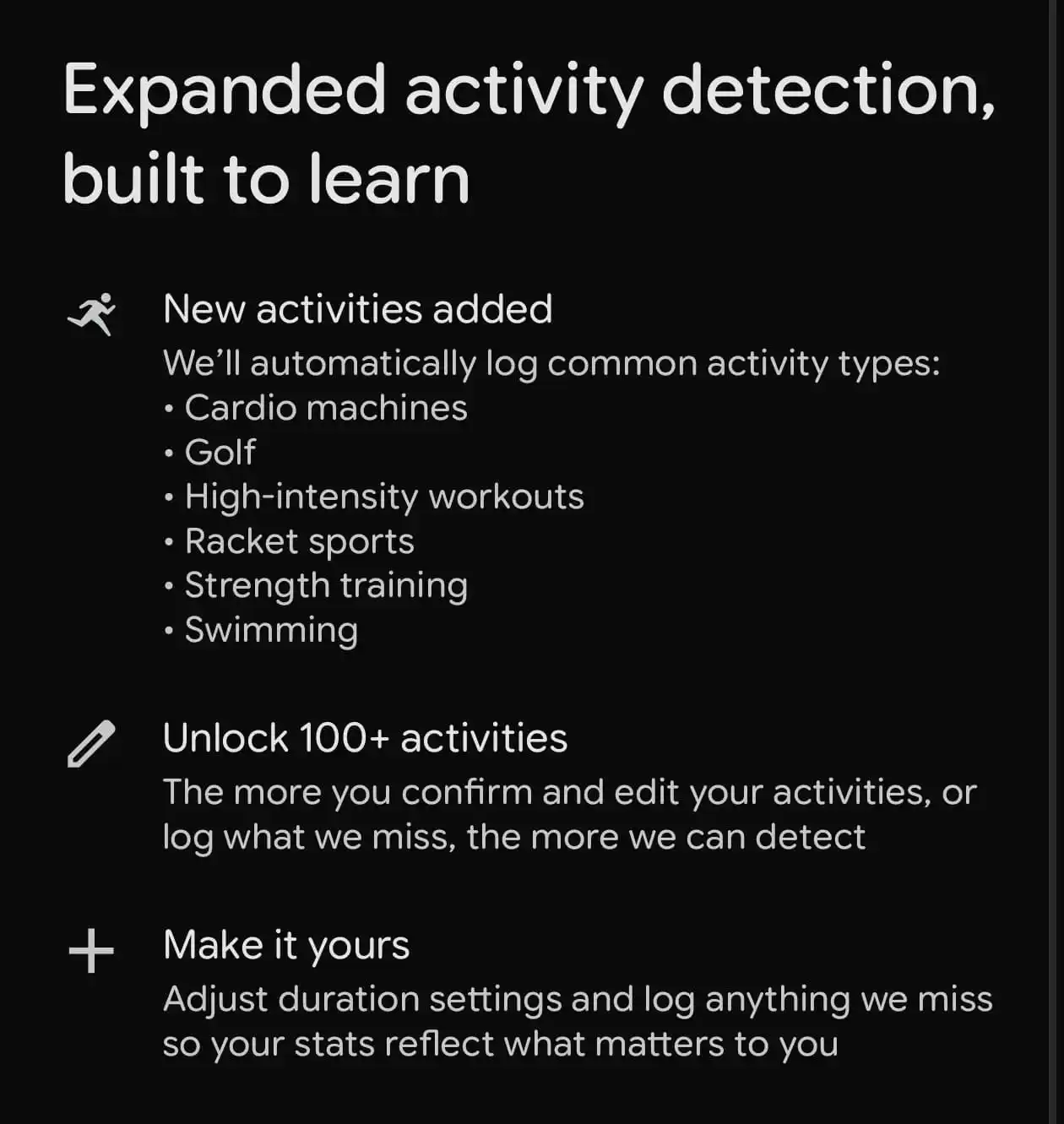 Google Health 5.11 rolling out expanded 100+ activity detection to Fitbit Air, Pixel Watch