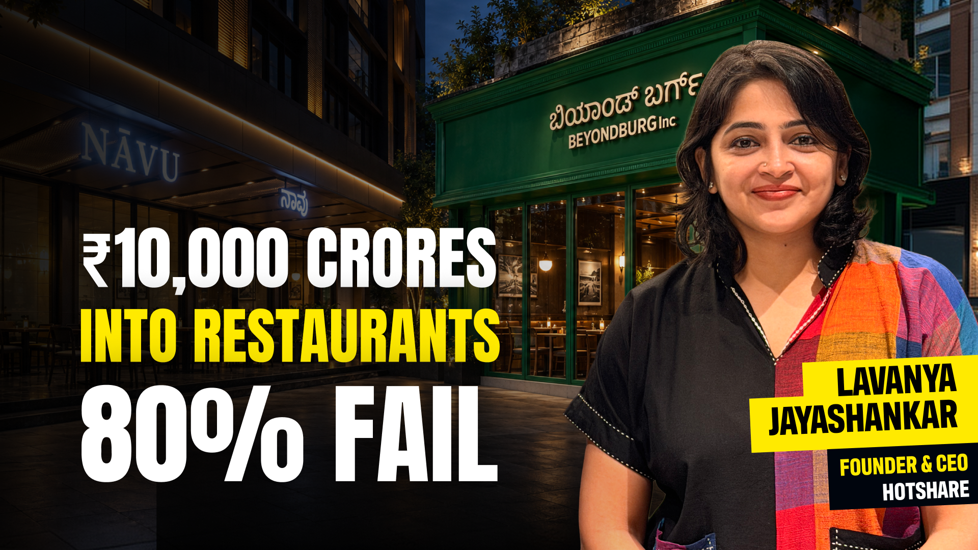 Rs 10,000 Cr into restaurants. But why do 80% fail? Here's the Hotshare F&B investment playbook