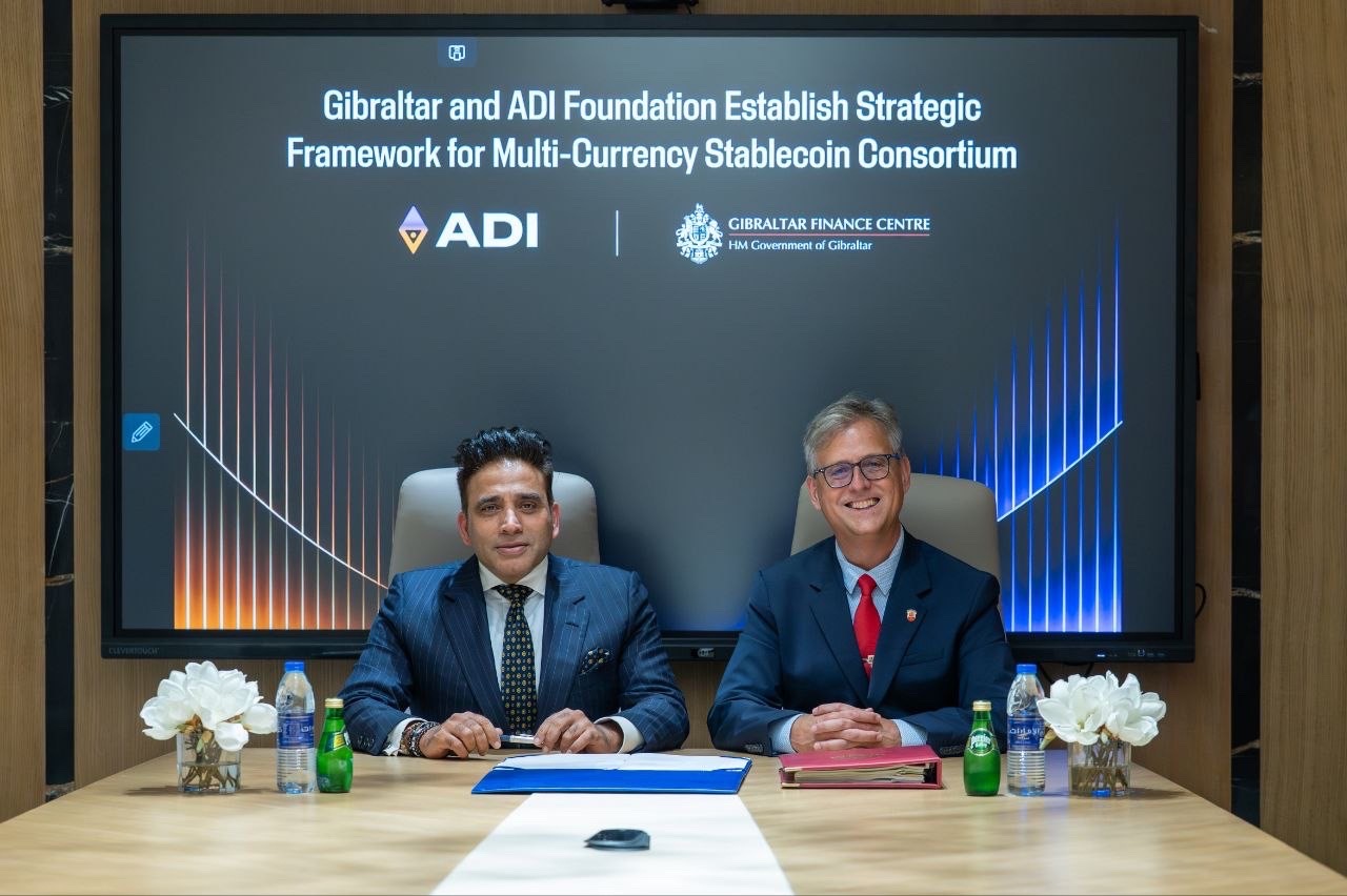 Gibraltar Signs MOU with ADI Foundation on Stablecoin Consortium