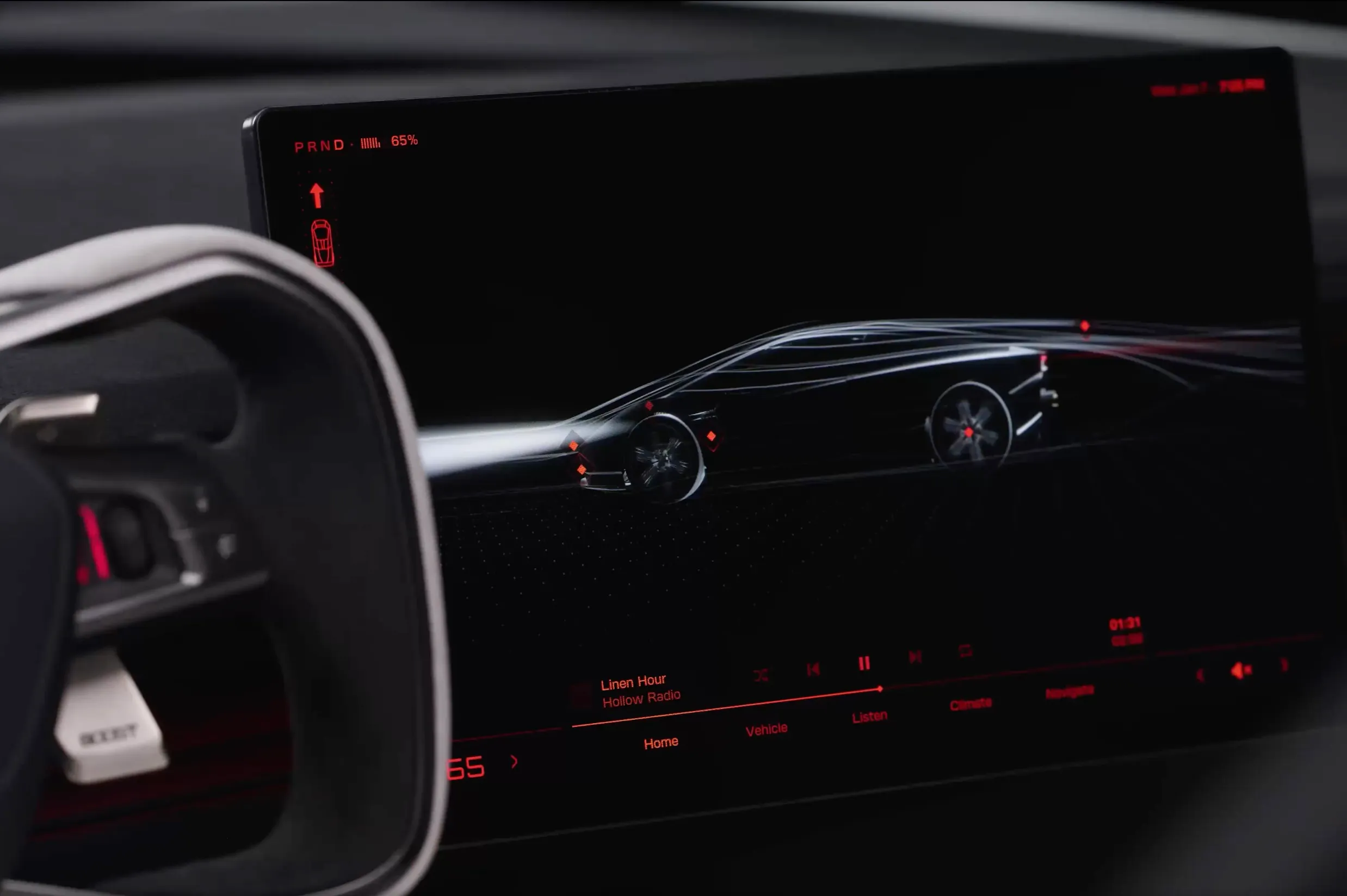 Tesla shows what Roadster drivers will see on screen before thruster activation