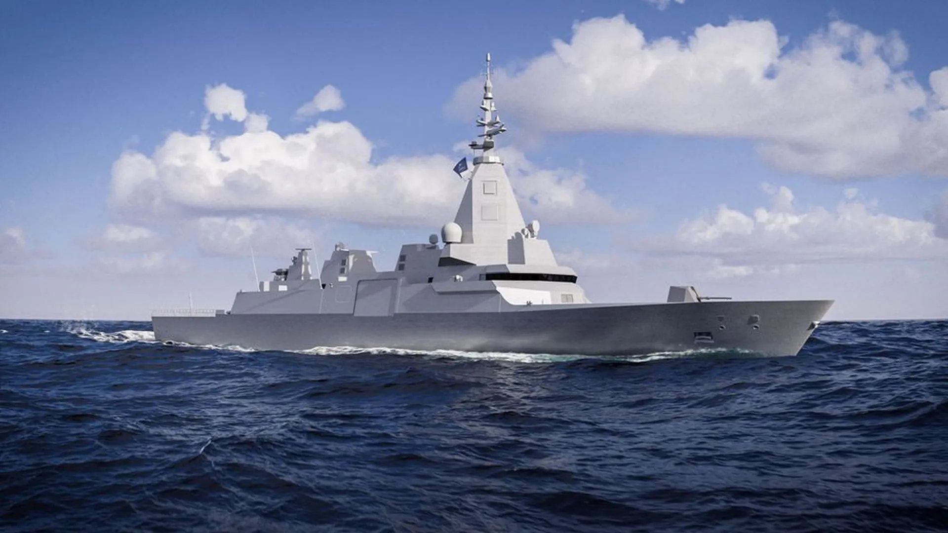 64 missile launch cells: Upgraded F-110 warship packs four times the capacity
