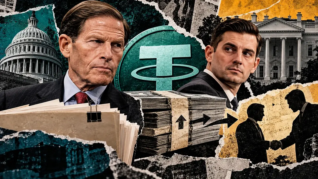 Senator probes Tether’s reported $6 million payments to ex-White House crypto adviser’s firm