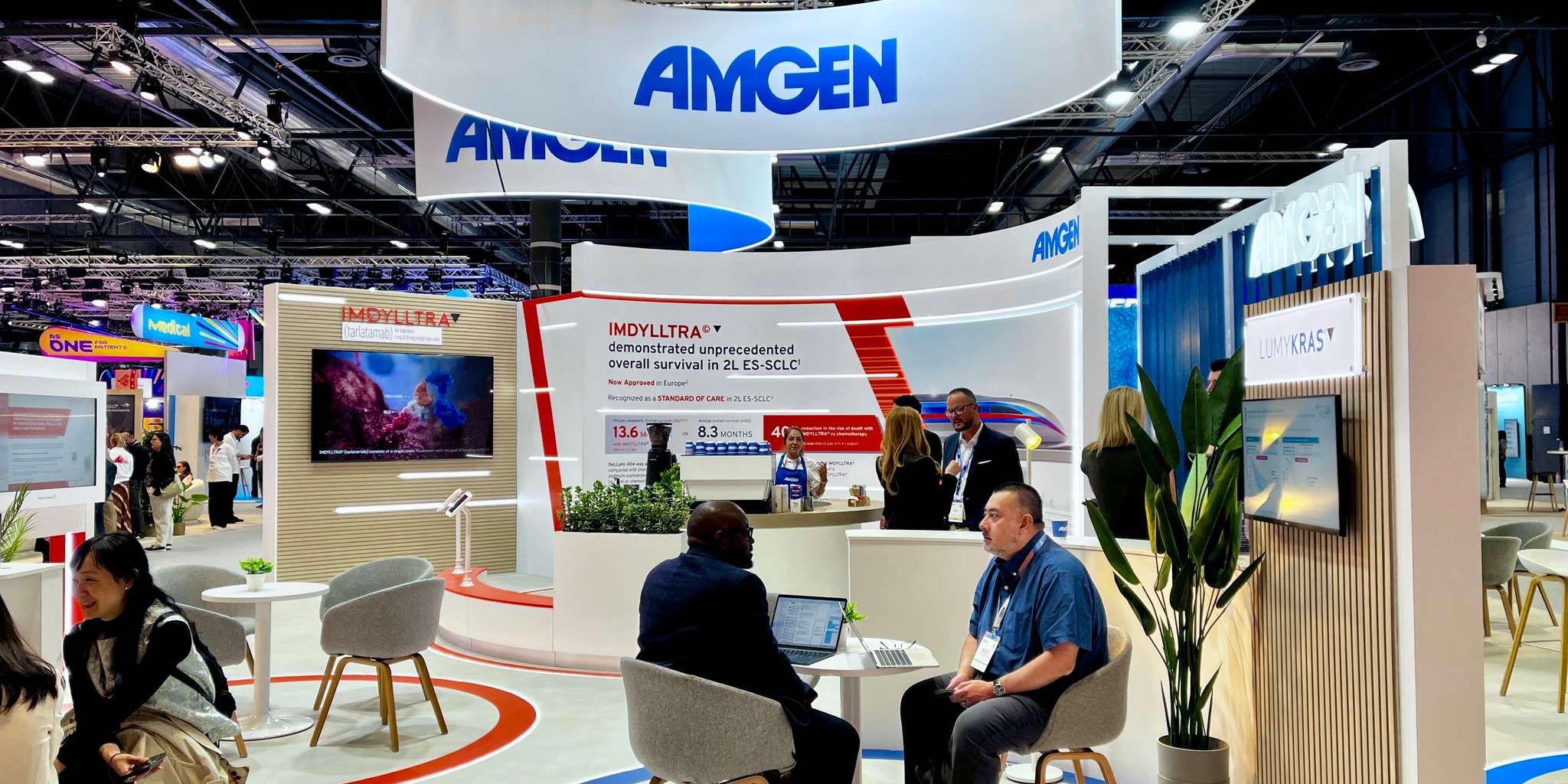 #ESMO26: Amgen's Imdelltra regimen more than halves risk of death in Phase 3 lung cancer trial