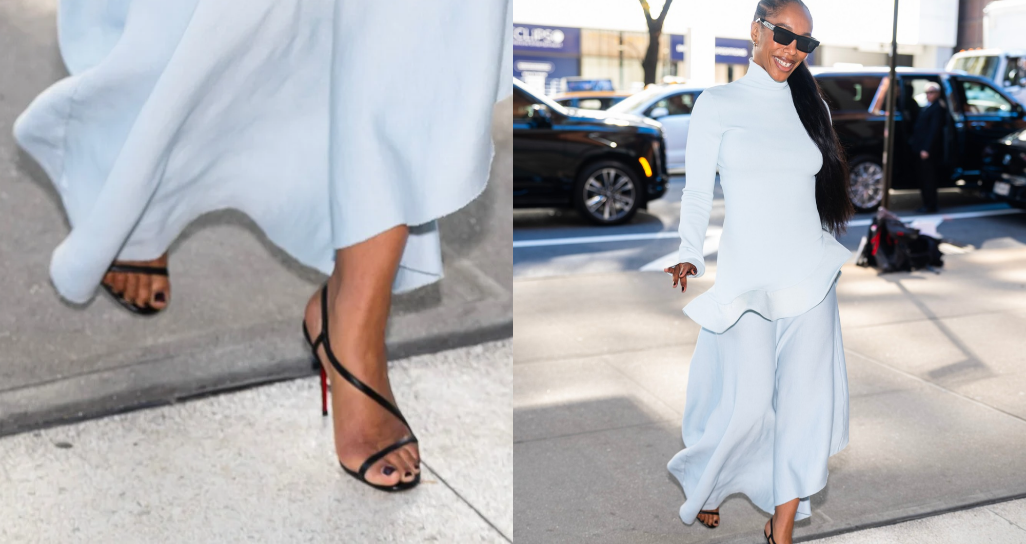Naomi Ackie Doubles Down on Louboutin While Promoting Clayface During New York City Press Tour