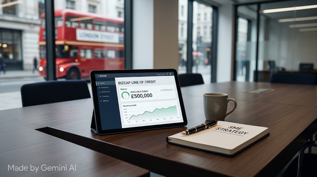 Bizcap Launches £500k Revolving Credit Line for UK SMEs