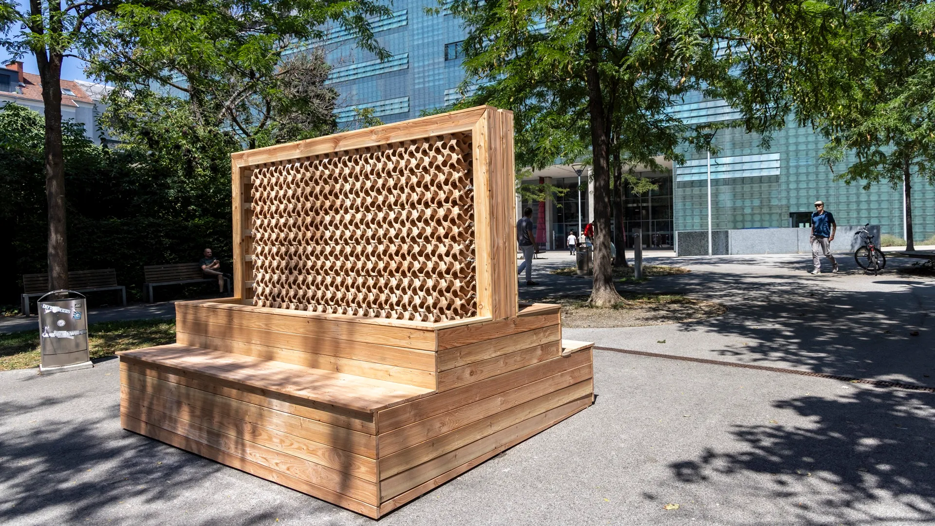 The ancient secret behind a 3D-printed clay wall that cools air by nearly 12.5°F