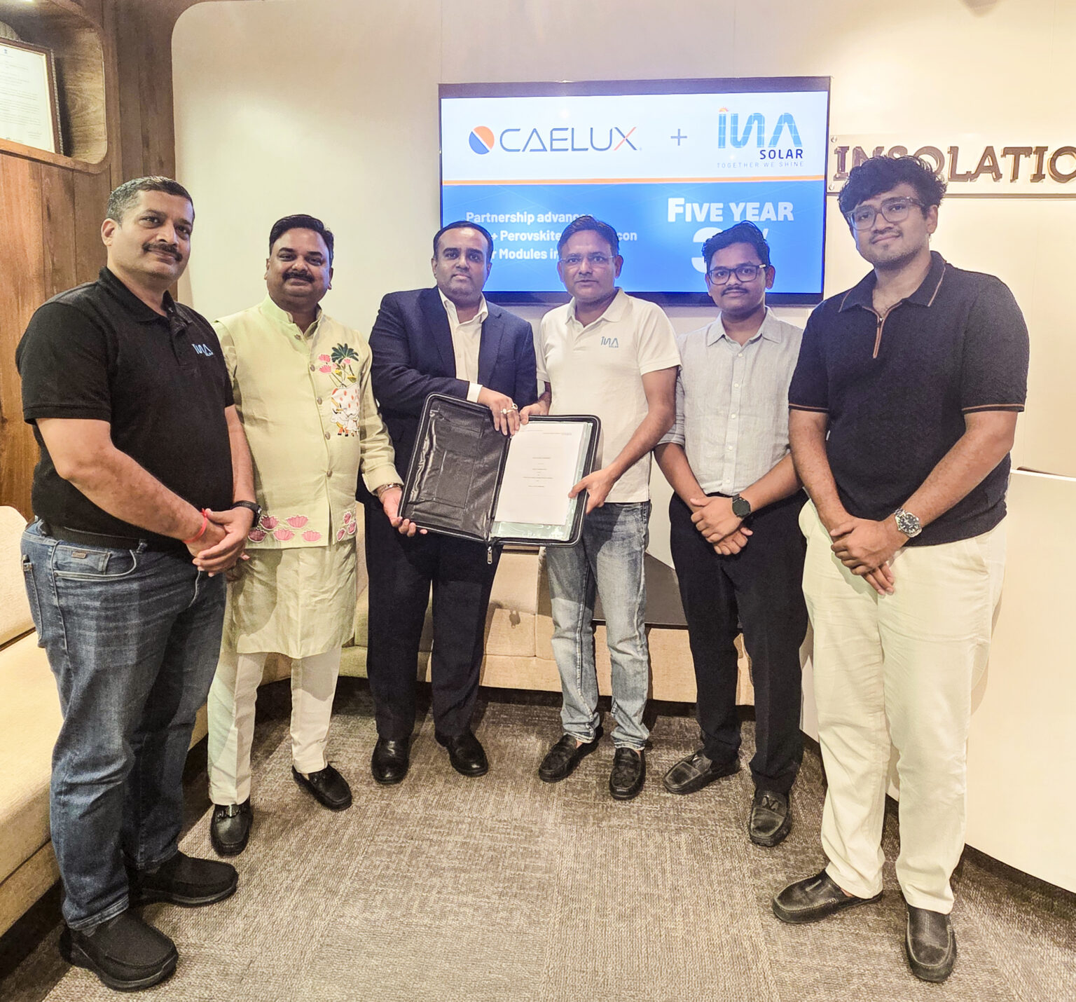 INA Solar, Caelux target perovskite-silicon tandem module production by 2028