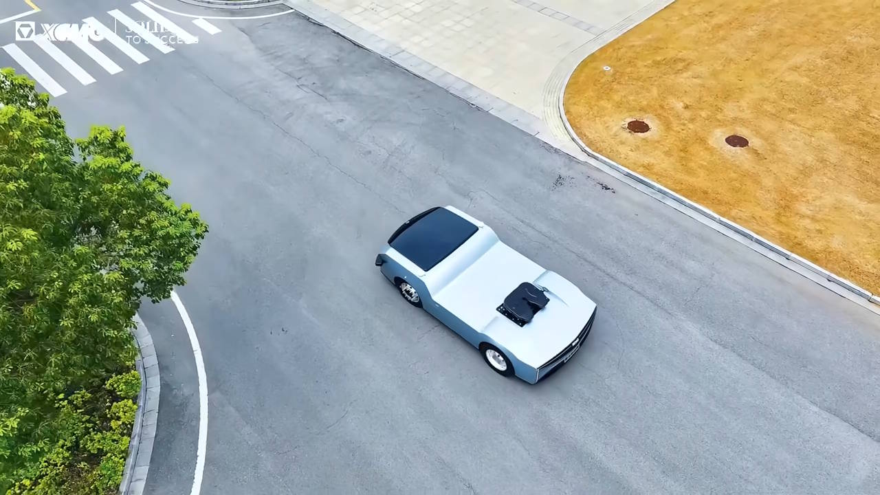 Look, no cabin! Chinese truck maker XCMG unveils autonomous electric logistics truck for industrial parks