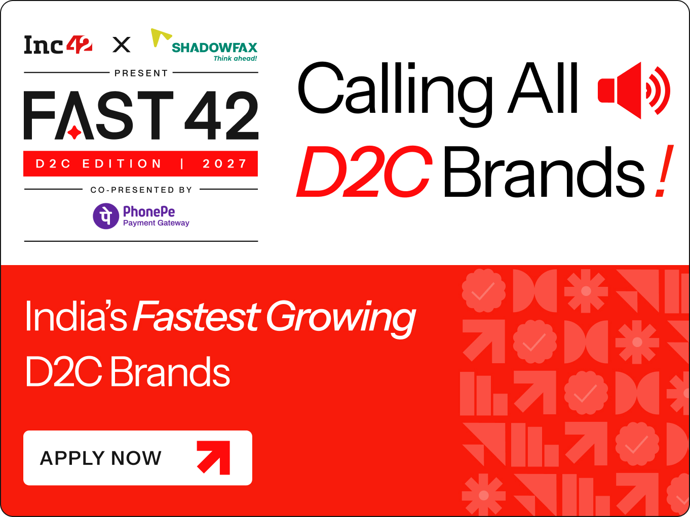 Announcing FAST42 2027: The Hunt For India’s 42 Fastest-Growing D2C Brands Begins