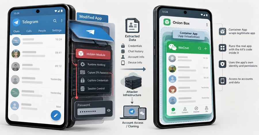 uCreator Android Spyware Can Steal Telegram 2FA Passwords and Clone WeChat Accounts