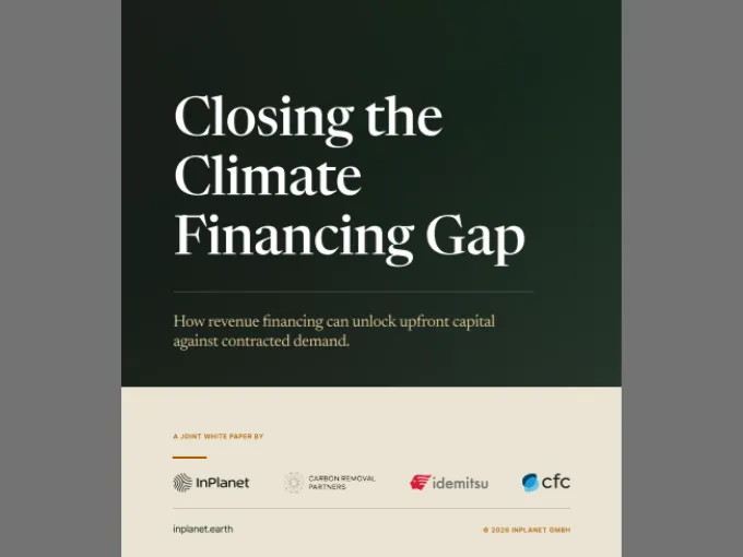 New InPlanet White Paper Says Revenue Financing Can Bridge The CDR Financing Gap