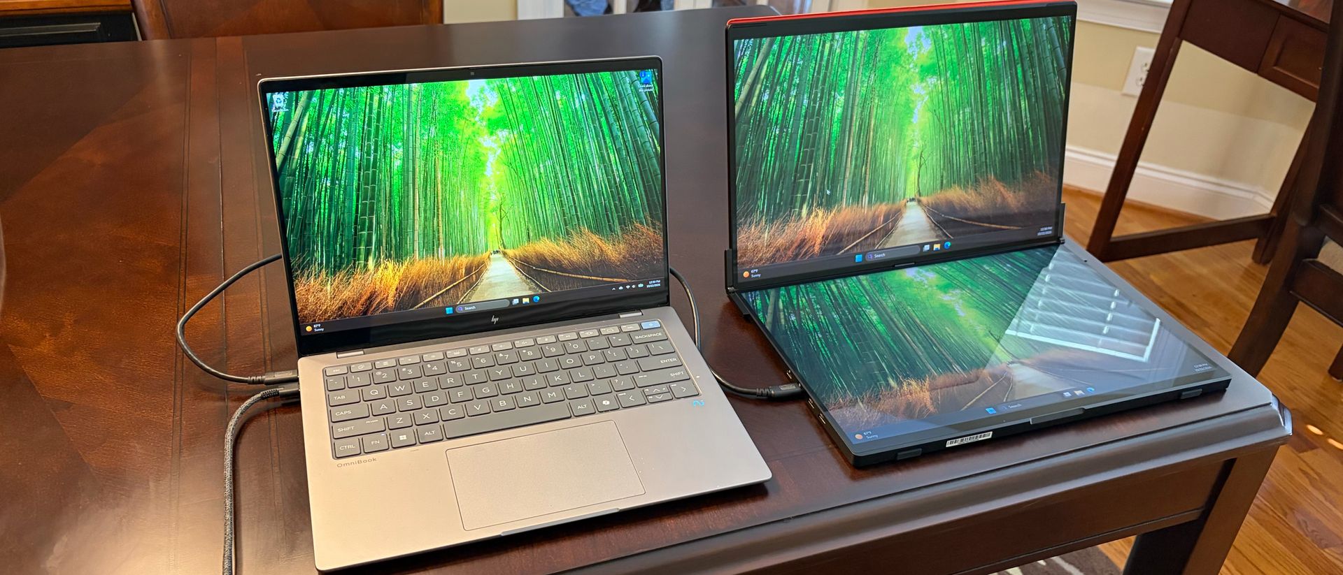 JSAUX FlipGo dual-screen portable monitor review: Gorgeous displays with touch support and a built-in USB hub