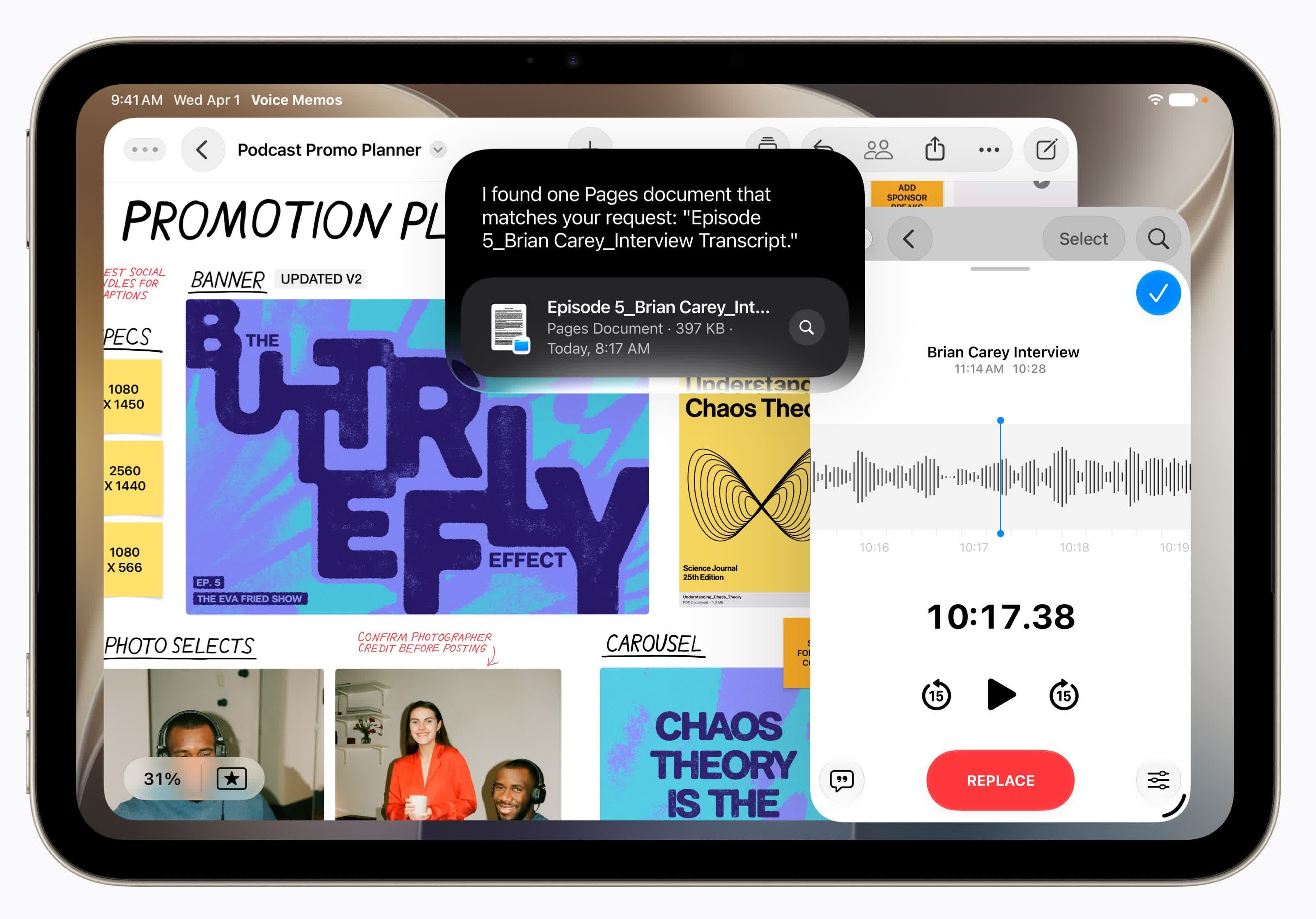 Apple's new iPad mini gets an OLED display, A20 Pro chip, and IP67 rating