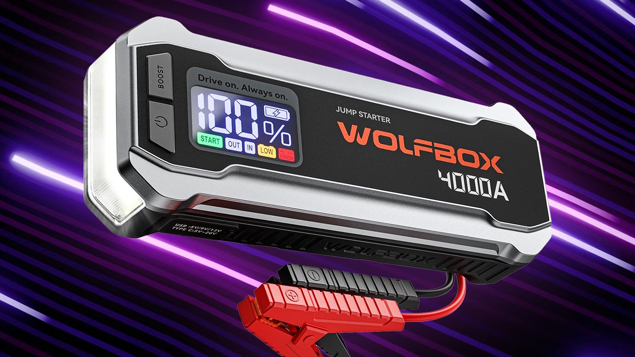 Save 50% Off the Wolfbox Cordless Car Jump Starter and 24,000mAh Power Bank Ahead of Black Friday
