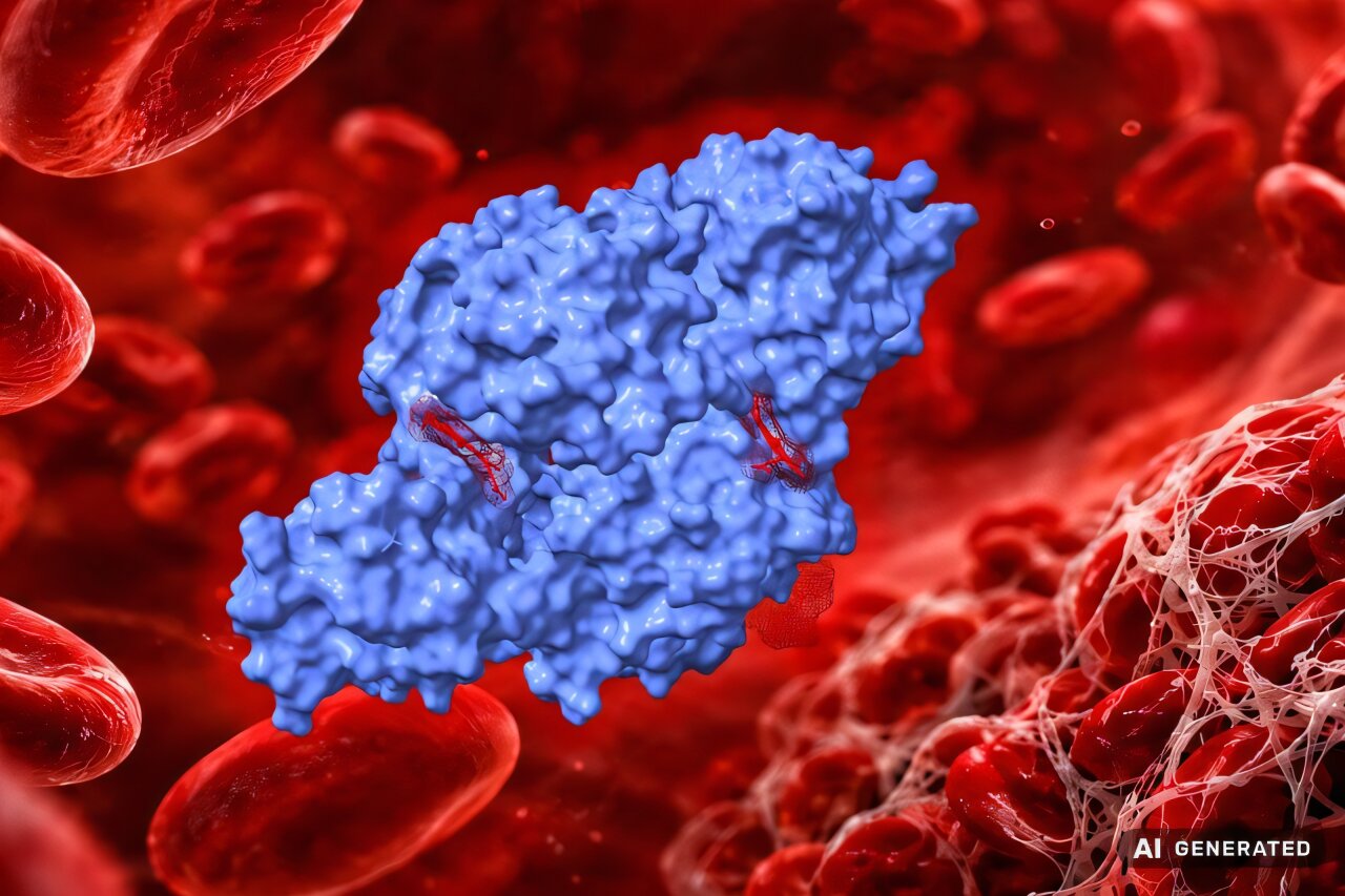 Hemoglobin component heme shown to inhibit enzyme that helps dissolve blood clots