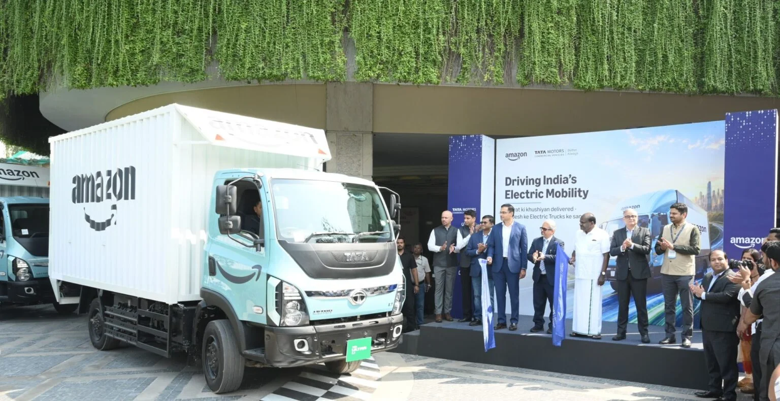 Amazon to deploy 3,000 Tata electric trucks across its India transport network