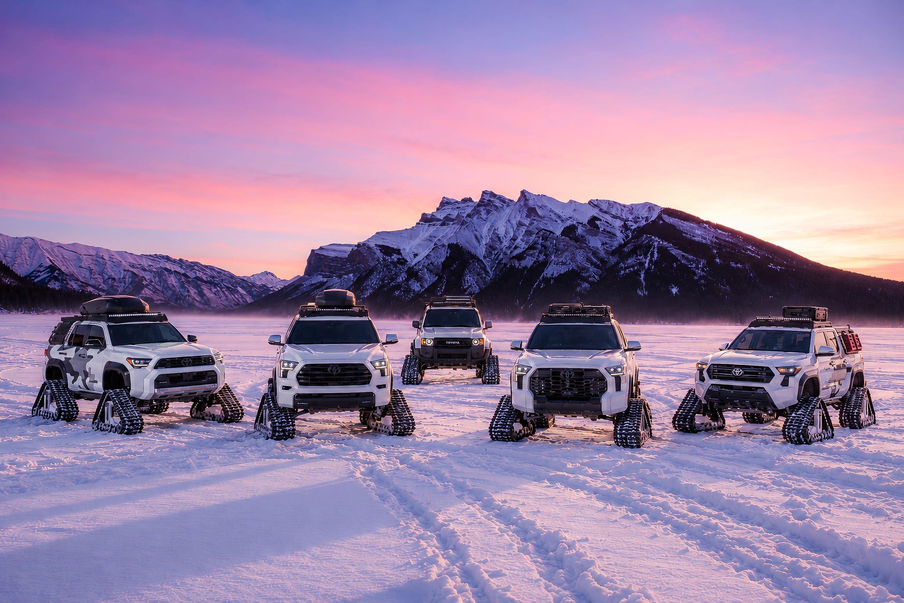 Toyota’s Snowhunter Truck and SUV Concepts Bring the Chill to SEMA