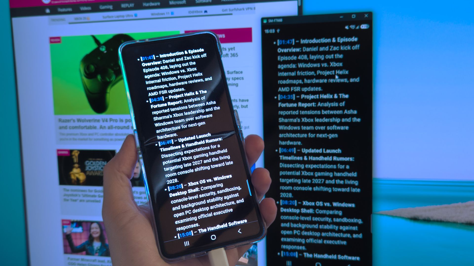 This is 'scrcpy': An open-source alternative to Phone Link for Android mirroring that barely uses any RAM