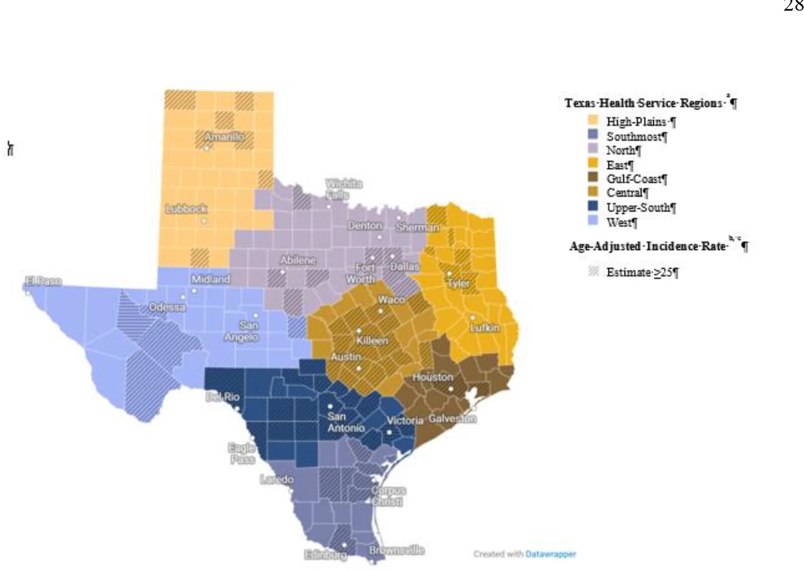 Highest endometrial cancer rates found in San Antonio region
