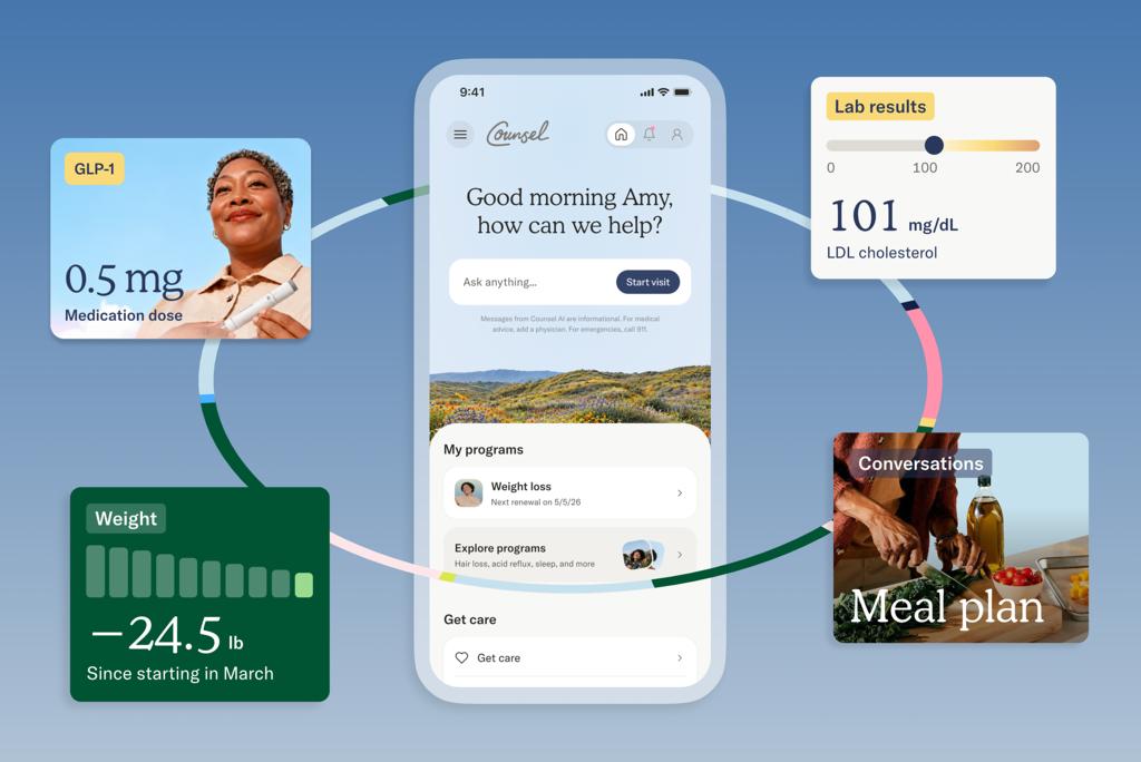 Counsel Health Launches AI-Native Weight Management Program: Partnering with LillyDirect Across 44 States