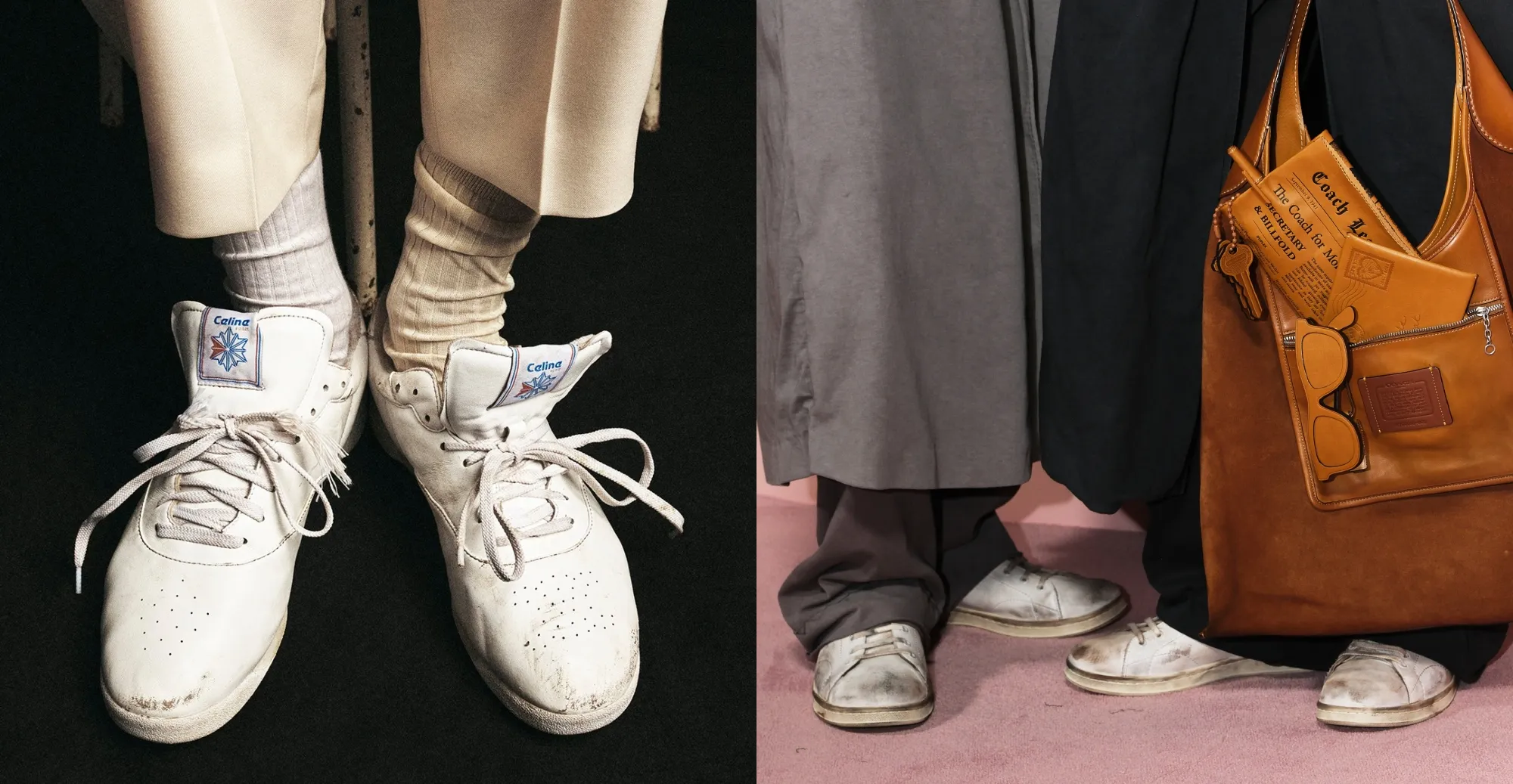 Is the Distressed White Sneaker the Rebellious Answer to the Crisp White Shoe Trend?