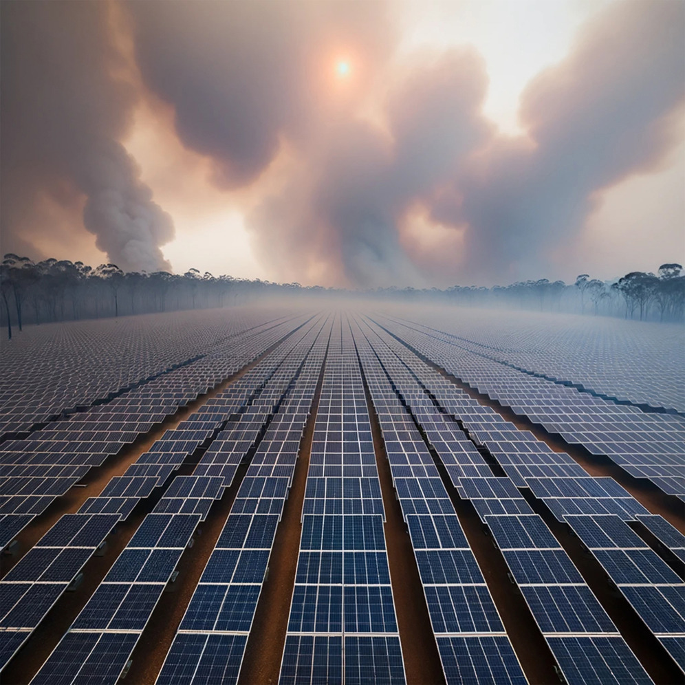 UNSW study finds bushfire risks to PV assets extend far beyond direct fire damage