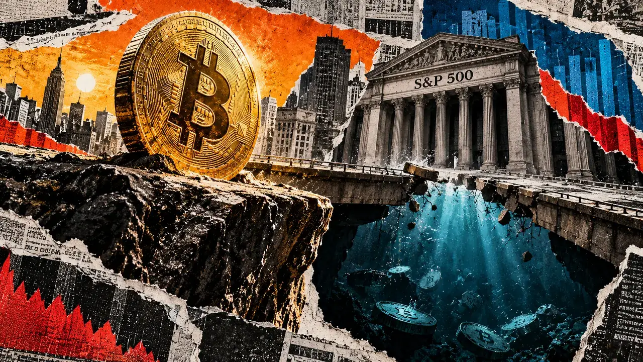Bitcoin beats the S&P 500 on most trading days but still loses the month