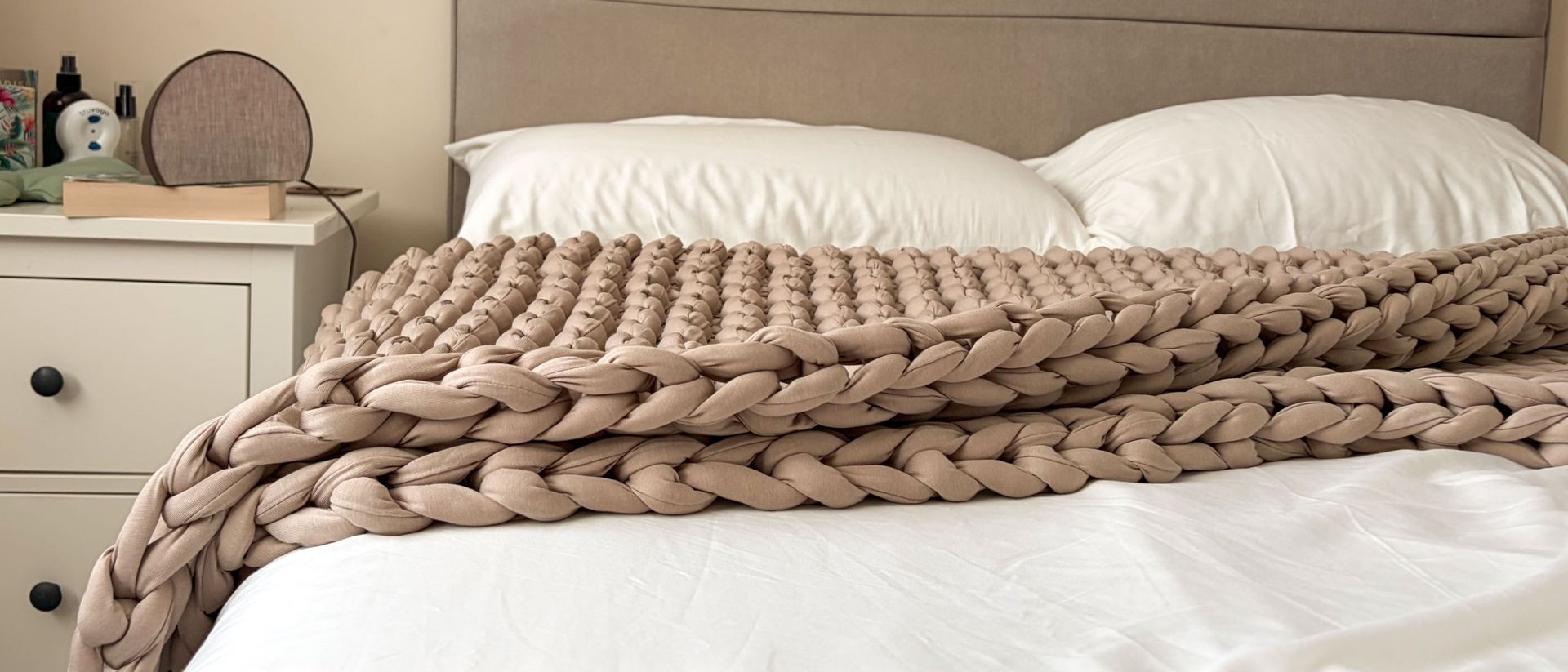 Bearaby's Tree Napper weighted blanket promises to keep you cozy and cool at the same time — I put it to the test