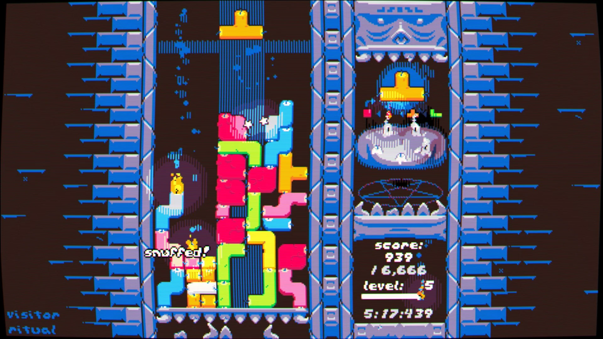 Hot Wax sets fire to the Tetris playbook with slow-burn puzzle mechanics and a dollop of eldritch menace