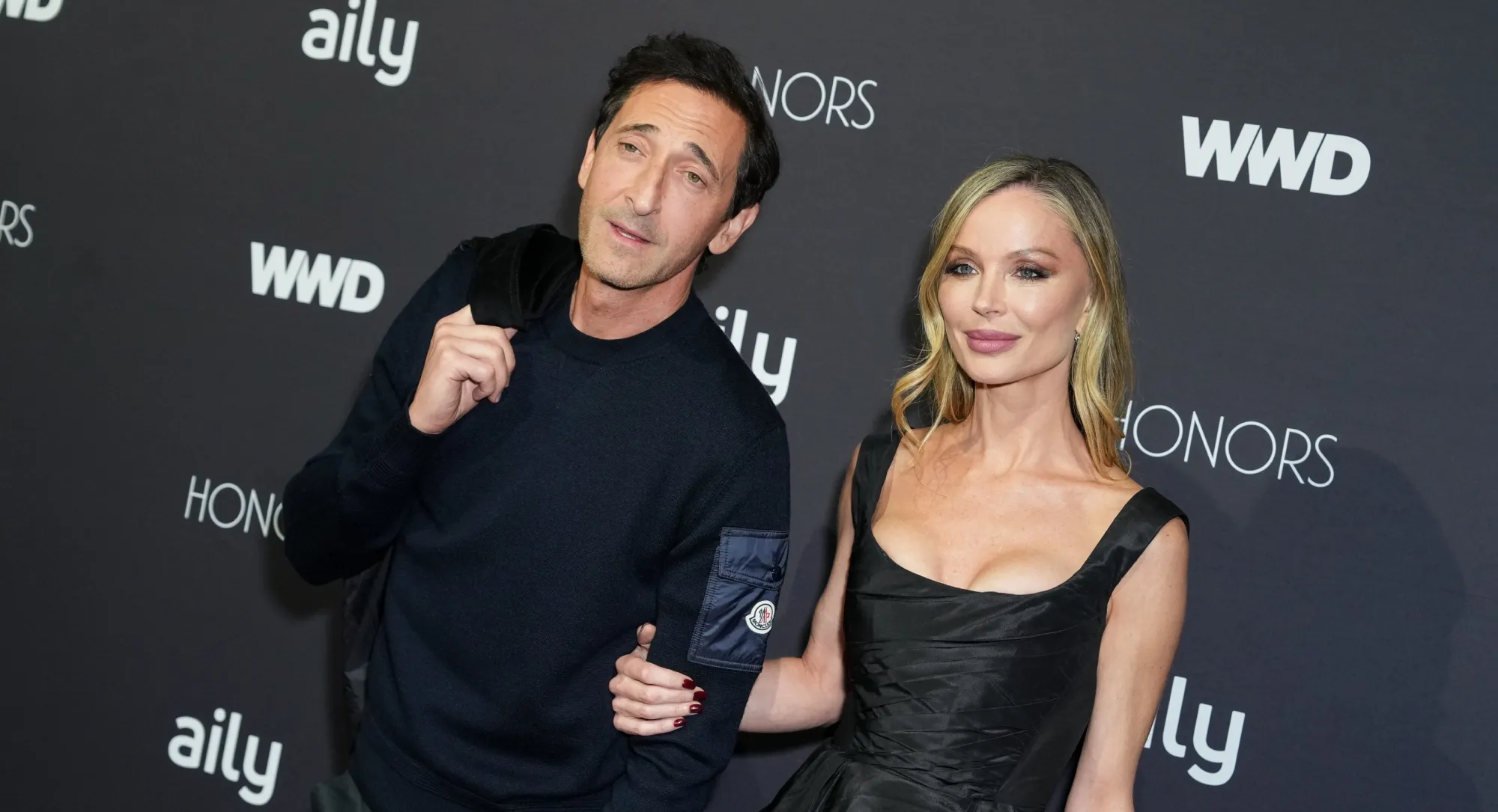 Adrien Brody and Georgina Chapman Bring Couple Coords to the WWD Honors