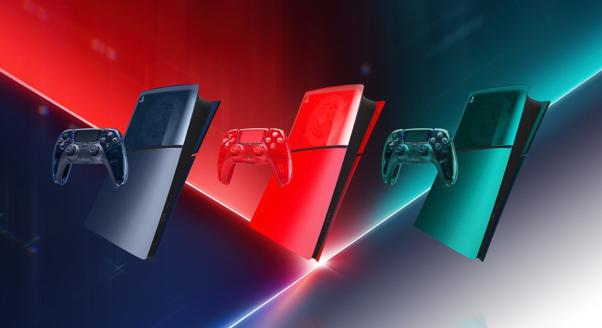 Sony Channels '90s Transparent Trend With New Prism Collection of DualSense Controllers and PS5 Covers