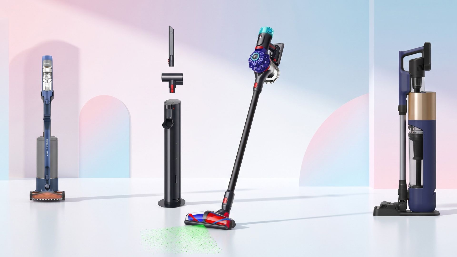 I put three sub-AU$1,300 stick vacuums with auto-empty docks to the test — here's which one is actually worth your money