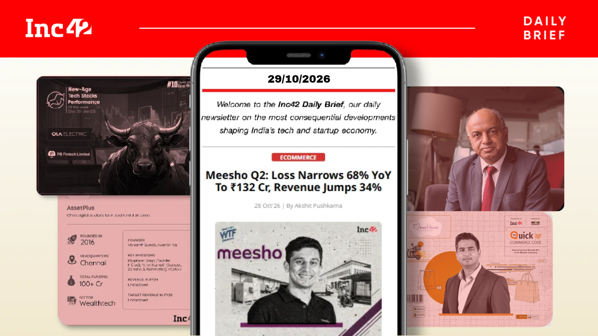 Meesho’s Q2 Report Card, Info Edge CEO Quits & More