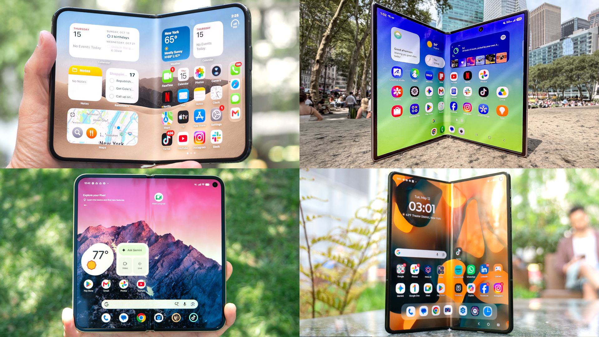 I’ve tested the iPhone Duo, Galaxy Z Fold 8, Pixel 11 Pro Fold, and Razr Fold — here’s the foldable phone I recommend