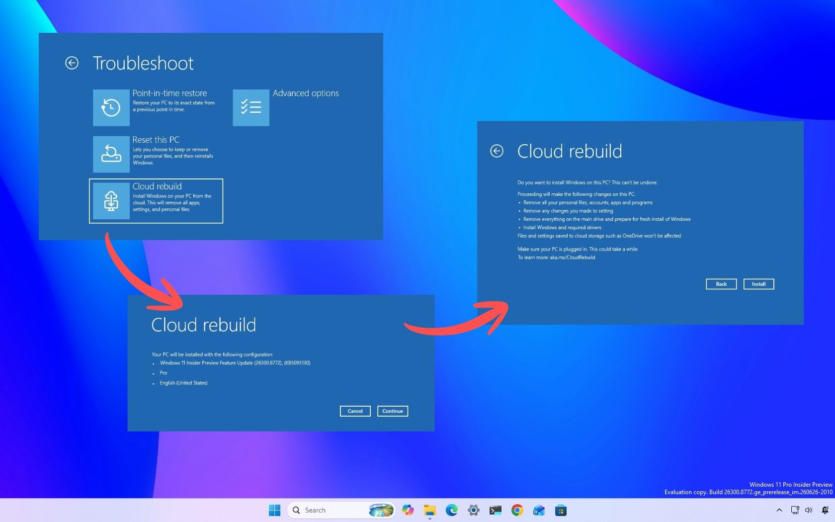 Microsoft's new Windows 11 recovery tool can reinstall your PC without a USB drive