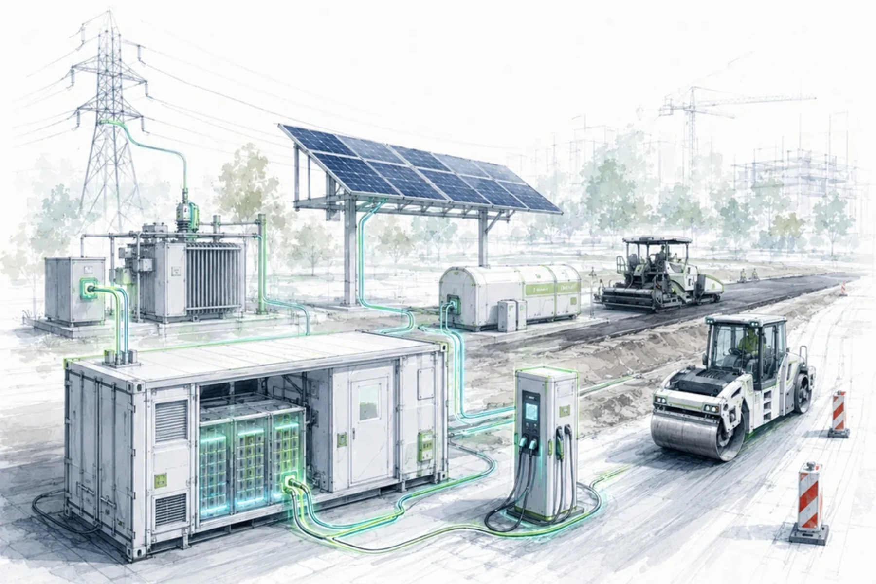 Volta Via examines electrification of road construction sites
