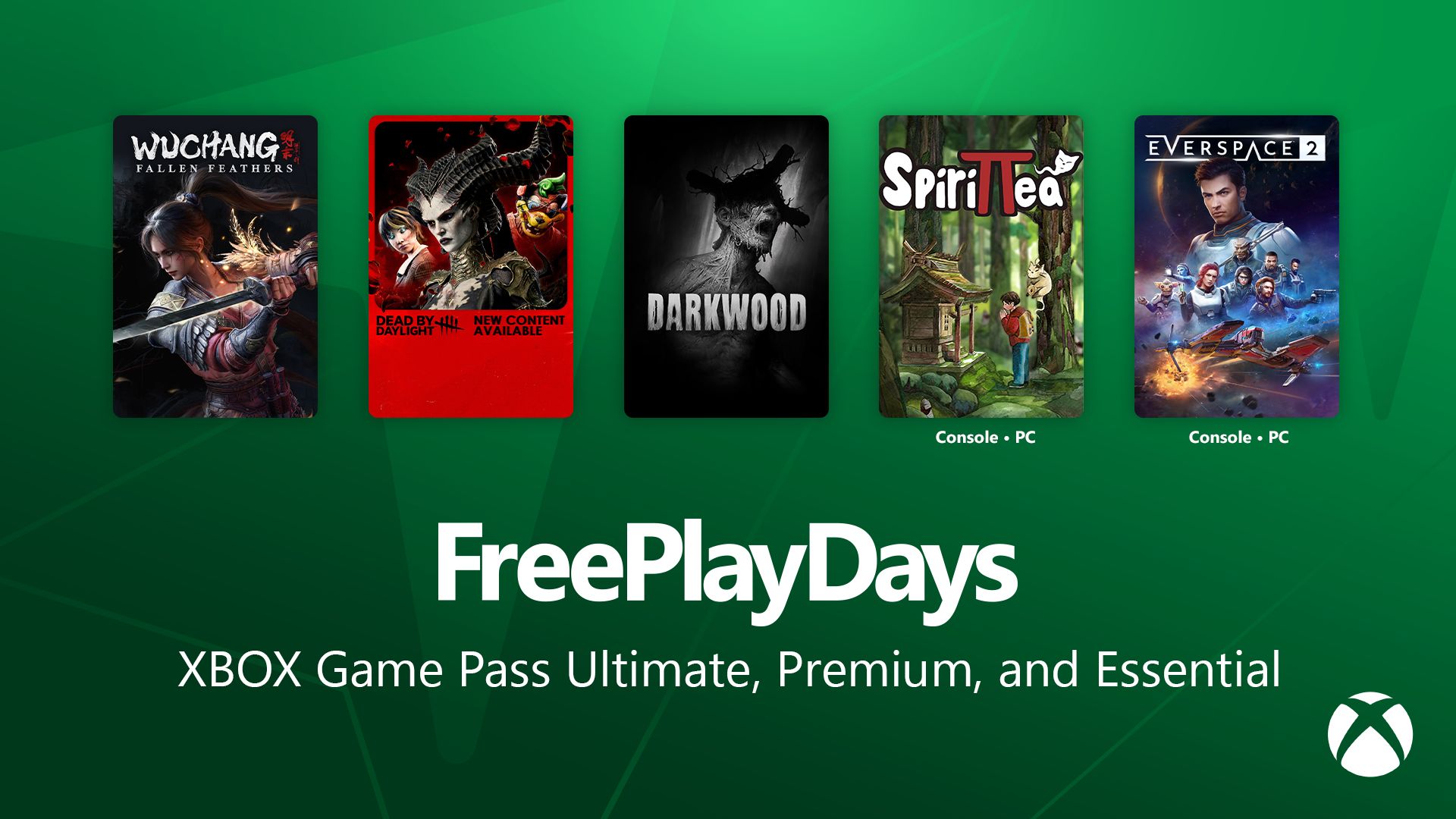 Free Play Days – WUCHANG: Fallen Feathers, Dead by Daylight, Darkwood, Spirittea, and EVERSPACE 2