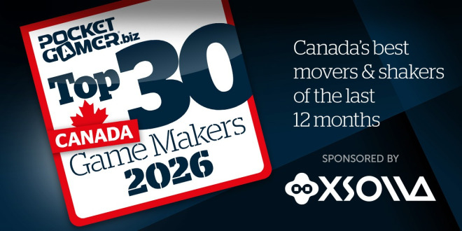 Xsolla partners with PocketGamer.biz on the Top 30 Canada Game Makers 2026