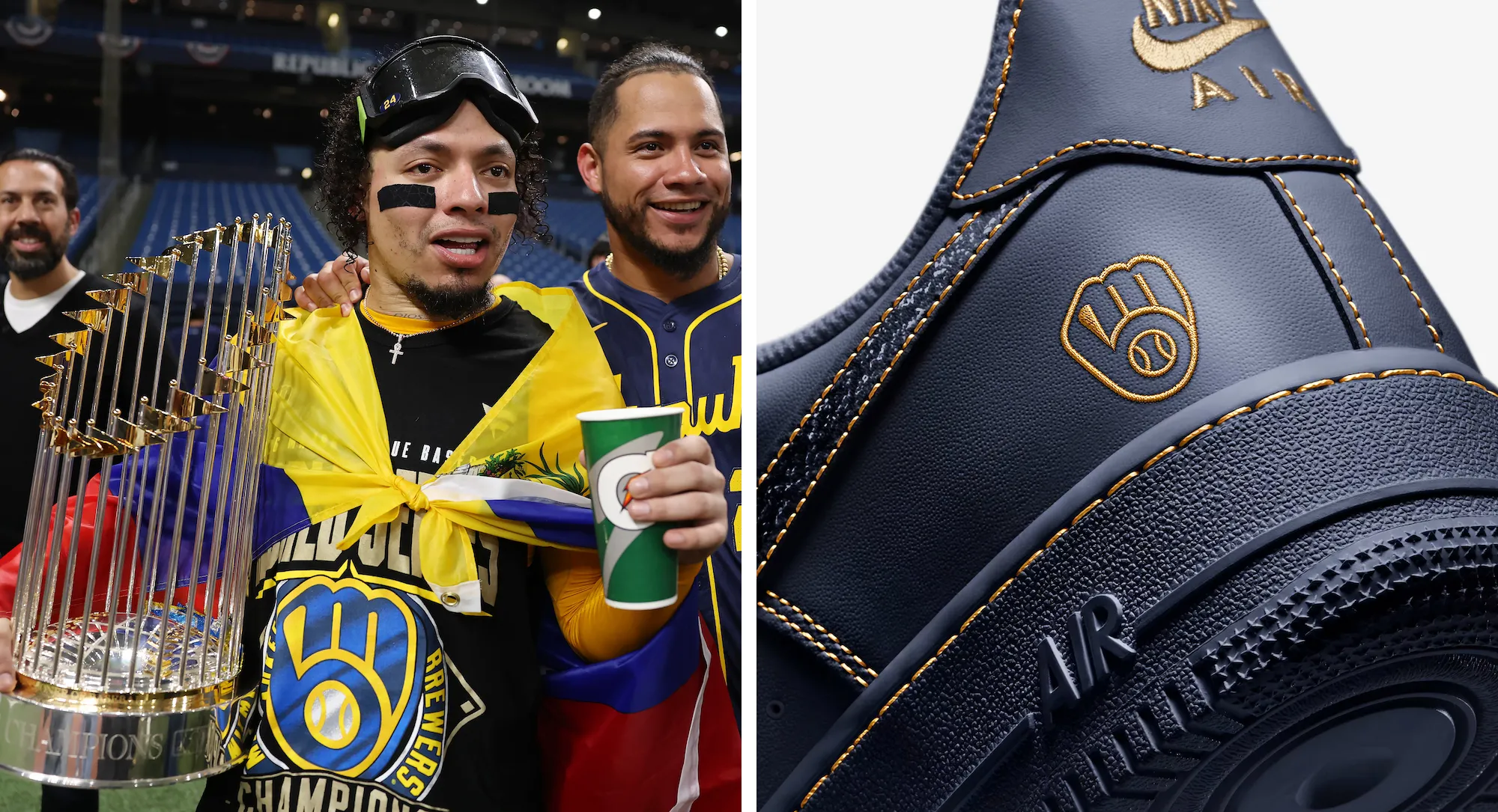 Nike Celebrates Brewers World Series Win With a Special Air Force 1 Available for Pre-Order
