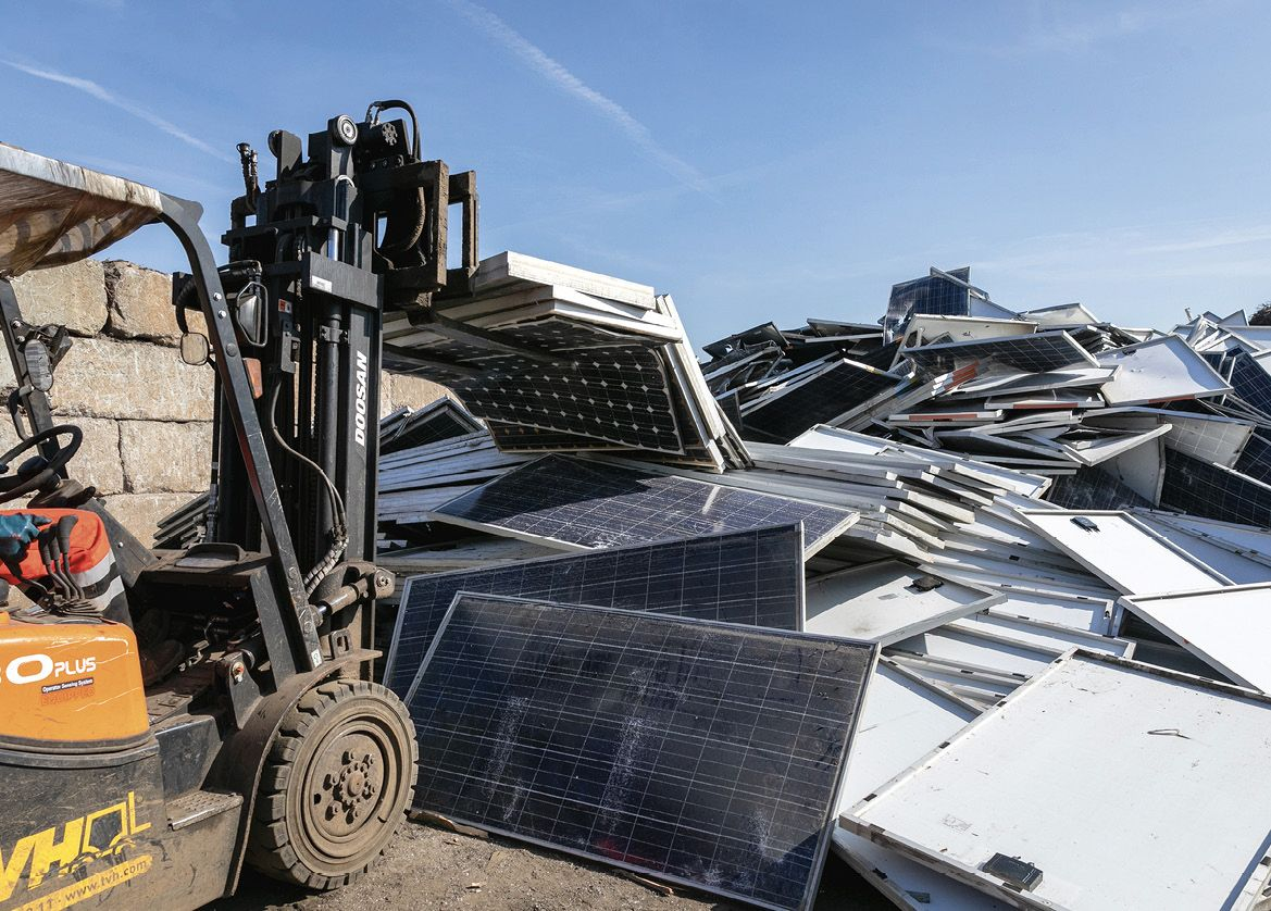 Targeted recycling of glass-glass modules trades value for lower impact
