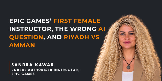 Unreal Engine instructor Sandra Kawar on AI as a creative partner, ahead of PGC Jordan