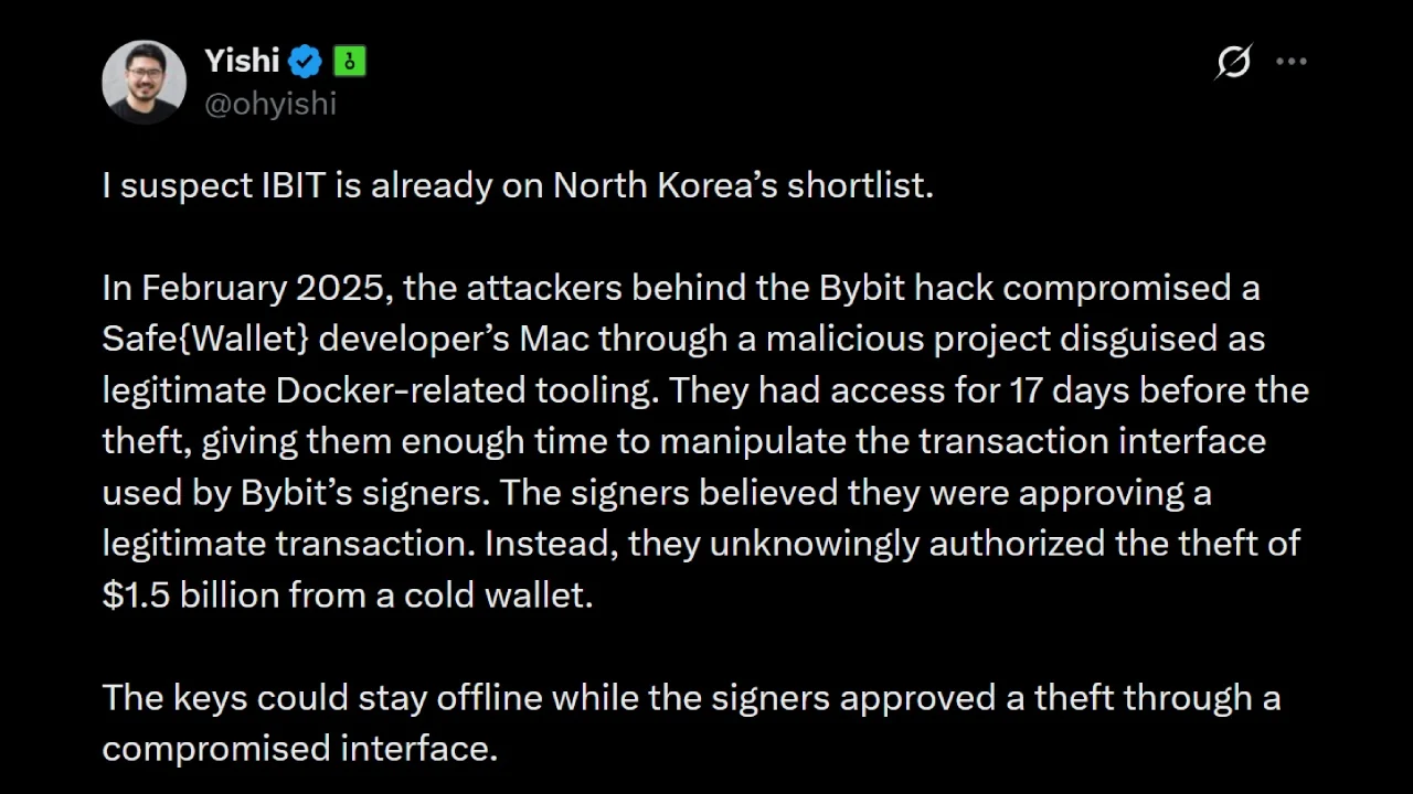 Who’s Next? OneKey CEO Warns Hackers Will Target Blackrock’s Bitcoin ETF