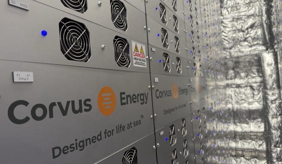 Corvus Energy’s 41 MWh battery system enters service on the China Zorrilla ferry